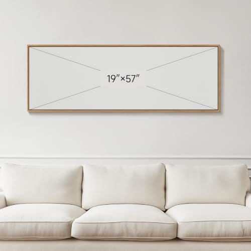 Large Framed Neutral Black Brown Abstract Wall Art for Living Room