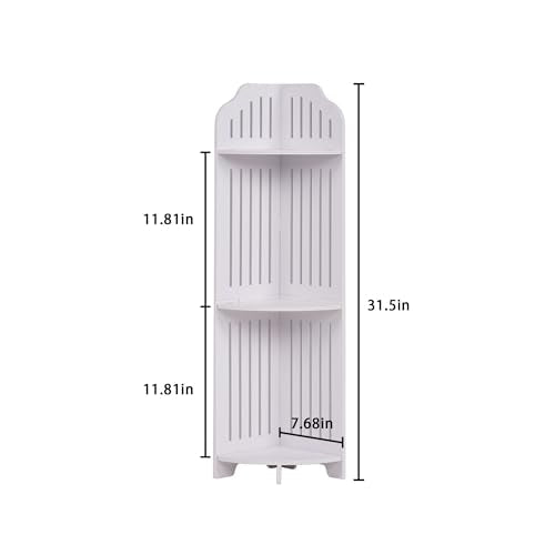 3 Tier Bathroom Corner Shelf