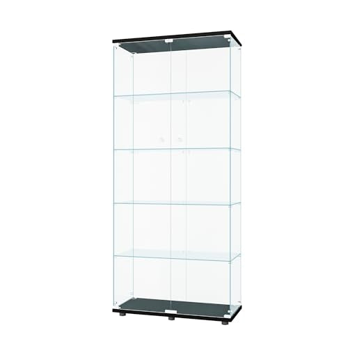 Black Glass Display Cabinet