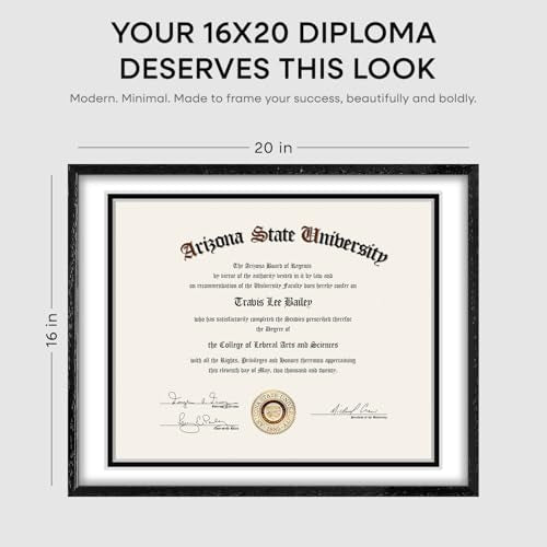 16x20 White Oak Diploma Frame (2 Count)