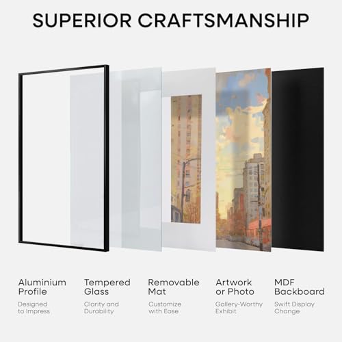 8x8 Black Picture Frame
