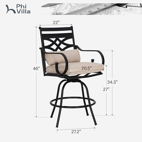Patio Bar Set 5 PCS (5 Count)
