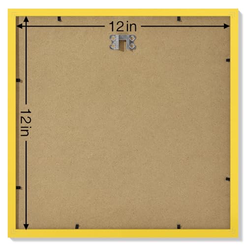 12x12 Picture Frames Set of 9 for Wall Mounting (9 Count)