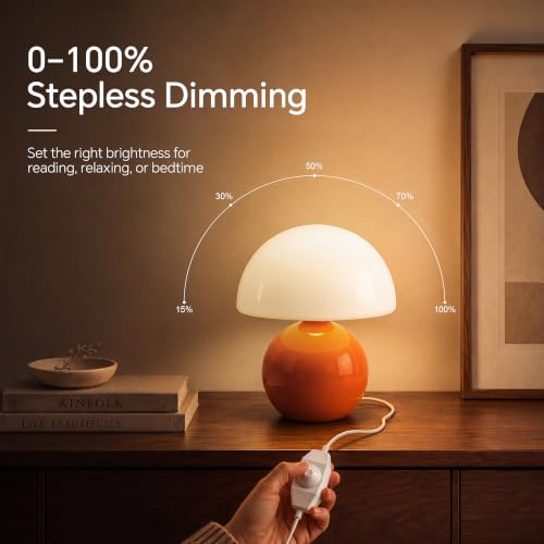 Mushroom Lamp Table Lamp for Bedroom