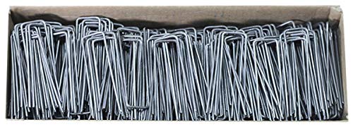Garden Stakes 4 Inch 11 Gauge Galvanized Steel Landscape Staples