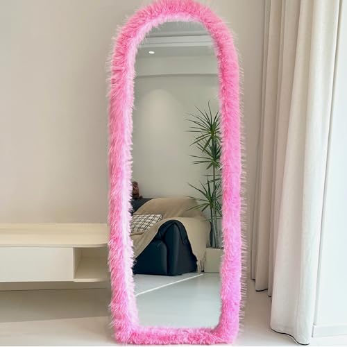 Fluffy Mirror Frame Cover for Arched & Full