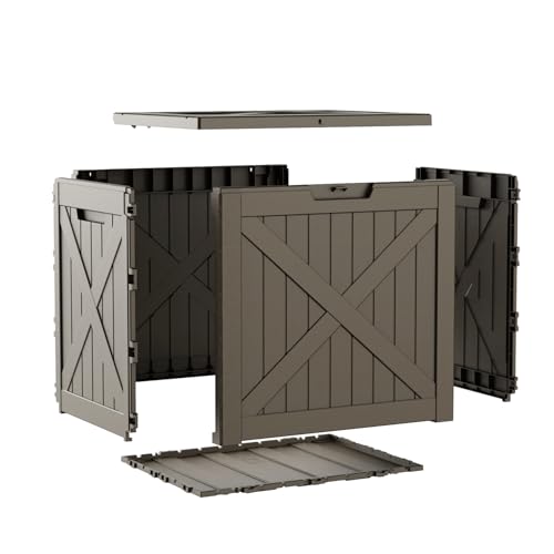 32 Gallon Waterproof Resin Storage Deck Box