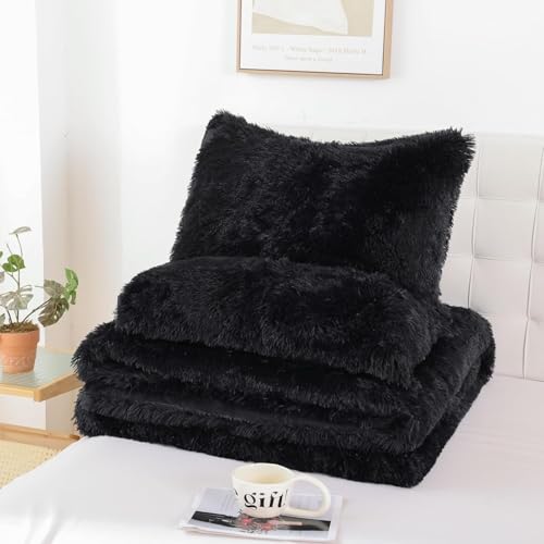 Fluffy Full Size Comforter Set