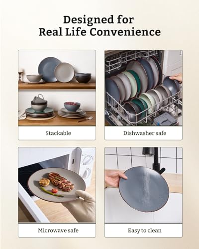 Venus Dinnerware Sets with Mugs (16 Count)