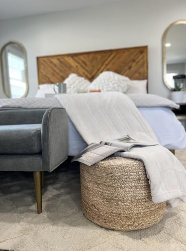 Jute Pouf Ottoman