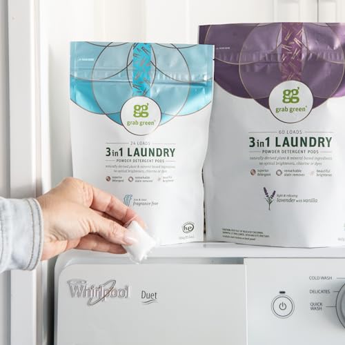 3-in-1 Laundry Detergent Pods, 60 Count, Lavender + Vanilla