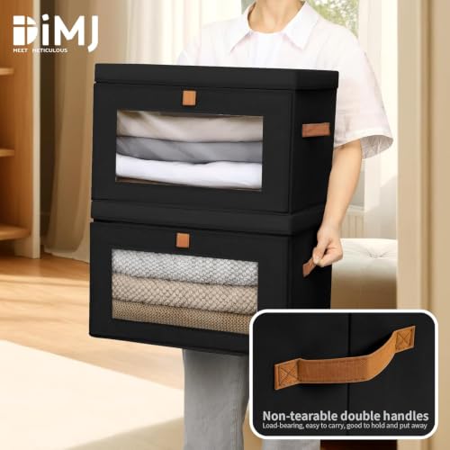 Storage Bins with Lids (6 Count)