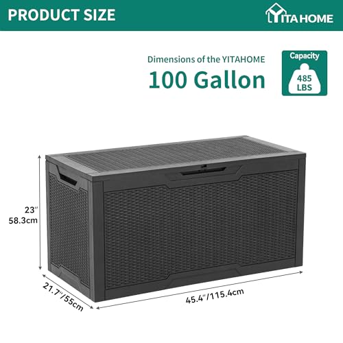 100 Gallon Outdoor Storage Box