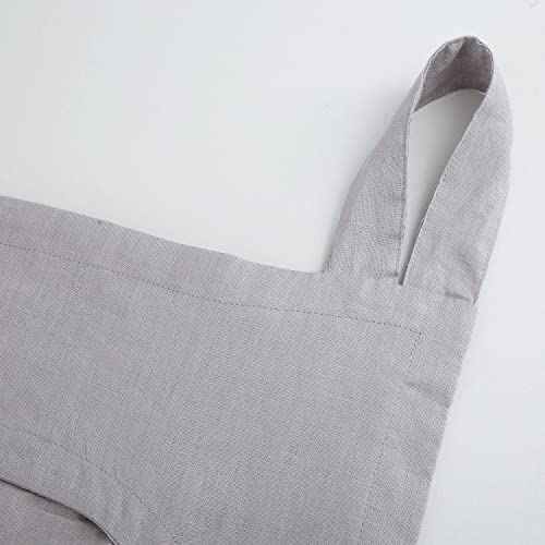 100% Linen Door Hanging Laundry Hamper Bag