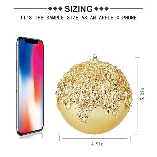 3Pcs Christmas Balls Ornaments (8.18 Count)
