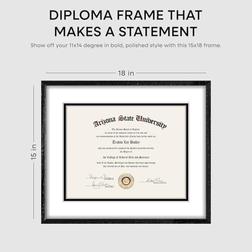 15x18 White Oak Diploma Frame (2 Count)