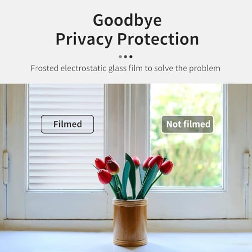Window Privacy Film Blinds with Tools