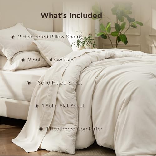 King Size Comforter Set Beige
