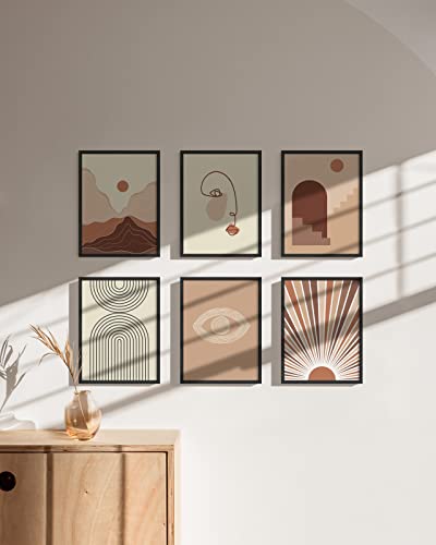 9x12 Black Oak Wood Picture Frames Set of 25
