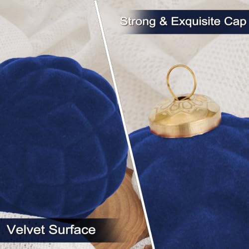 46PCS Velvet Christmas Ball Ornaments Set (46 Count)