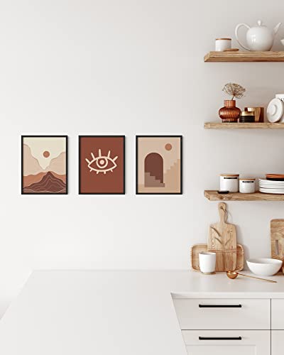 8.5x11 Black Oak Frame Set of 3 (3 Count)