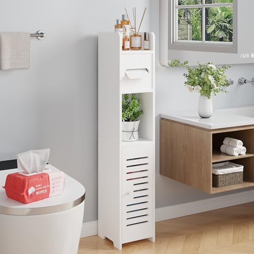 Narrow Bathroom Storage Cabinet