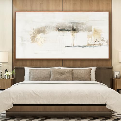 Multicolor Minimalist Graffiti Large Abstract Wall Art Decor 29"×58"