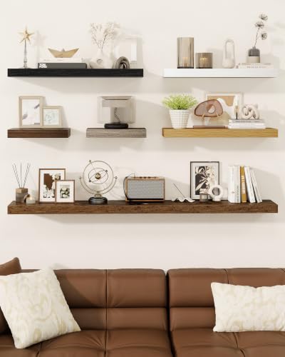 30" Floating Shelves for Wall (2 Count)