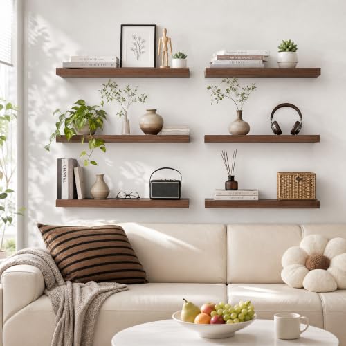 16 inchs Floating Shelves for Wall Set of 2
