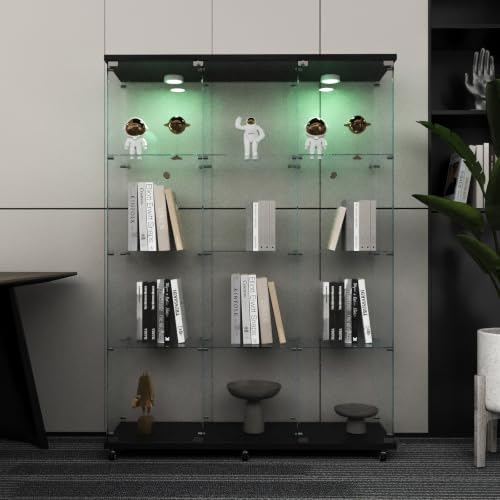 Black Glass Display Cabinet