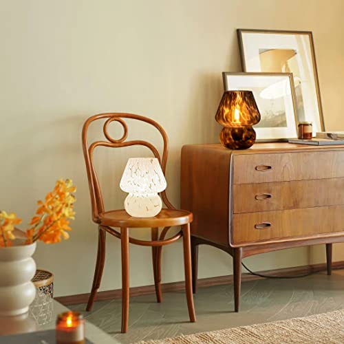 Mushroom Lamp Small Vintage Table Lamp for Bedroom Nightstand
