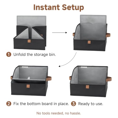 Closet Storage Bins Trapezoid (3 Count)