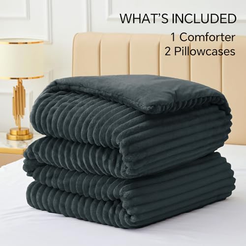 Fleece King Comforter Set