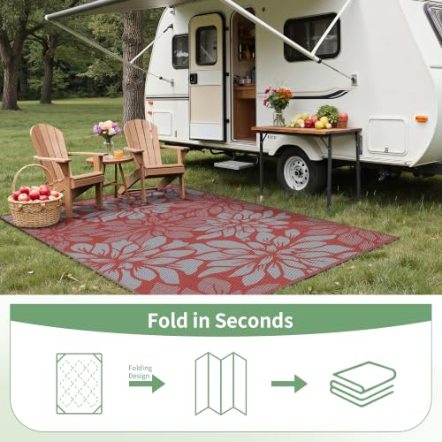Outdoor Rug Waterproof Plastic Rugs for Patio (108 Sq Ft)