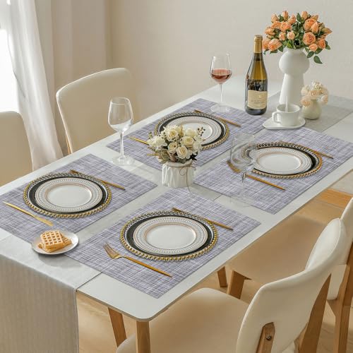 Vinyl Placemats Set of 8 (4 Count)