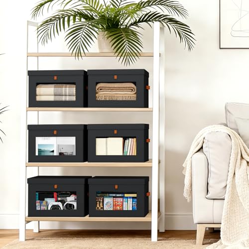 Storage Bins with Lids (5 Count)