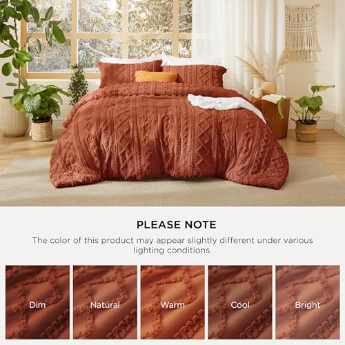 Tufted Boho Comforter Set Full Size