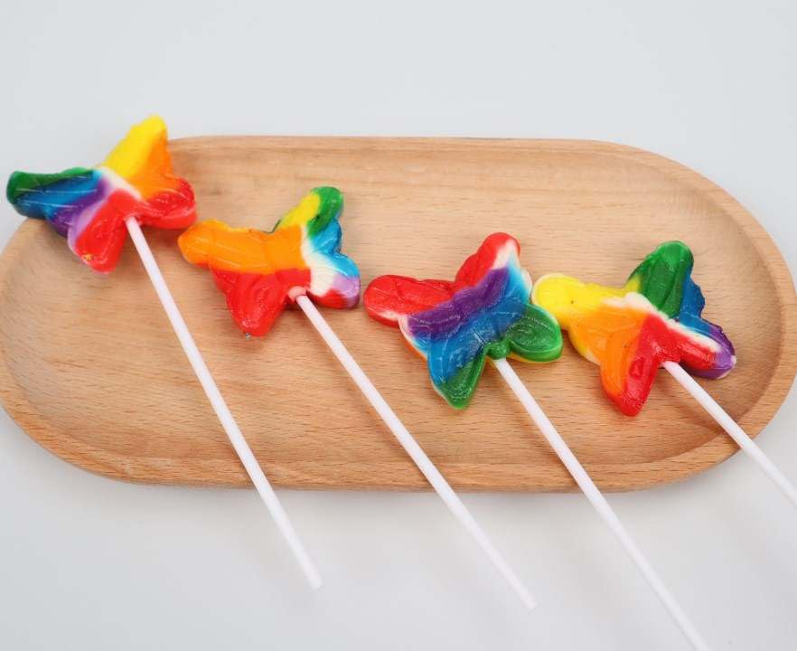 Butterfly Candy Lollipops - 24 Suckers Individually Wrapped Bulk