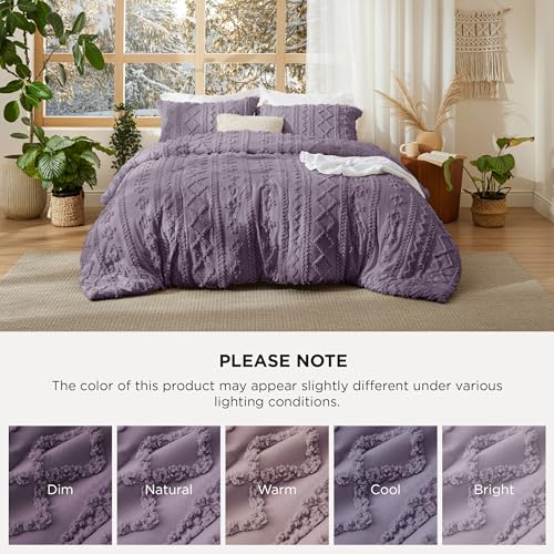 Tufted Boho Comforter Set King Size