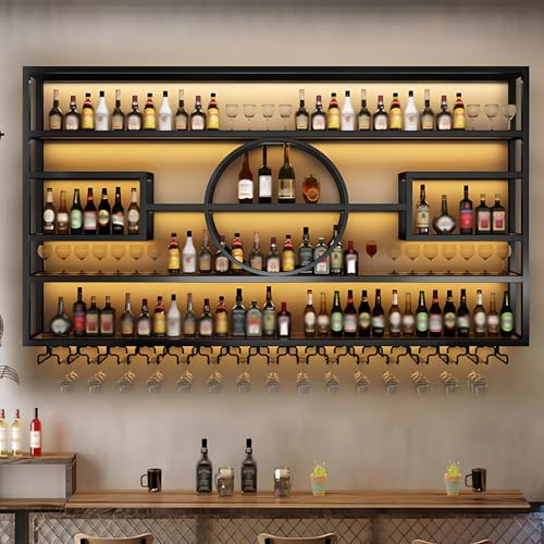 47.2in Large Wall Mounted Wine Rack