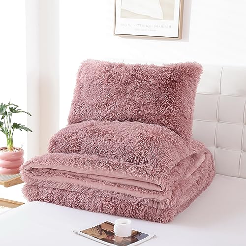 Fluffy King Size Comforter Set