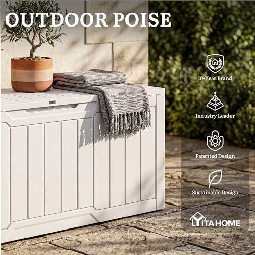 100 Gallon Large Outdoor Deck Box
