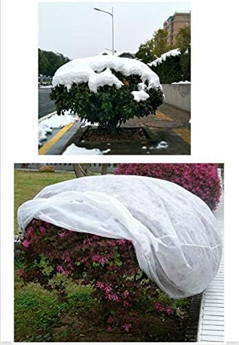 Agfabric Plant Cover H72 xDia72 0.9oz Freeze Cloths for Plants Plant Frost Protection Covers Drawstring Bags,White