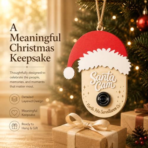 Santa Cam Ornament for Kids