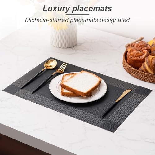Placemats Set of 6 Washable Indoor (6 Count)