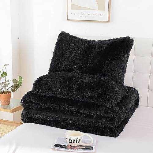 Fluffy Twin Comforter Set