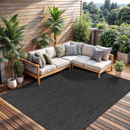 Outdoor Rug 6x9 Modern Area Rugs for Indoor and Outdoor Patios and Porches (59 Sq Ft)