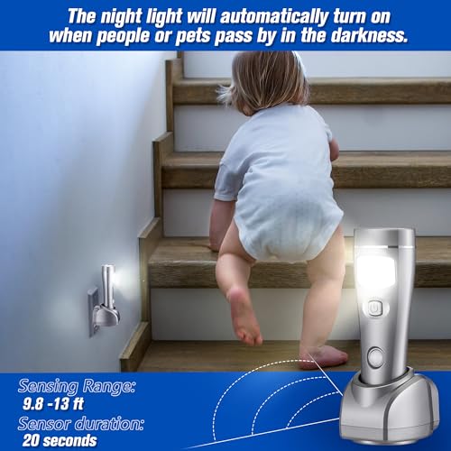 2 Pack 4 in 1 LED Emergency Lights for Home Power Failure (2 Count)