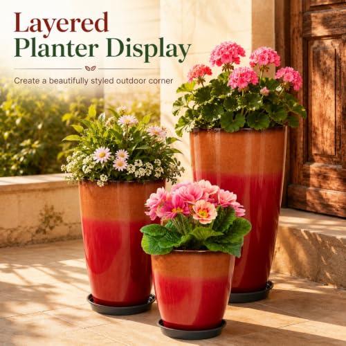 Set of 3 Tall Planter (3 Count)