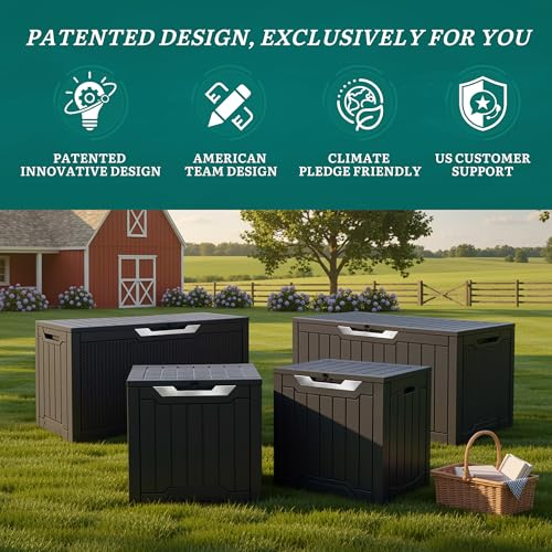 100 Gallon Large Outdoor Storage Box